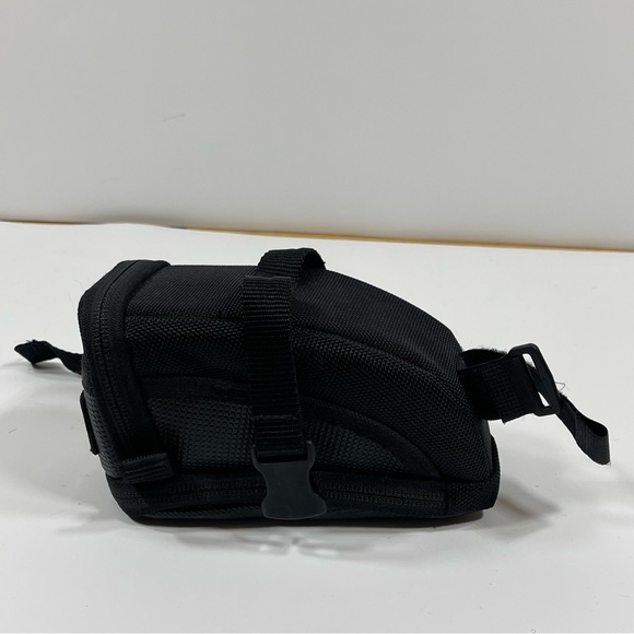 Avenir Small Big Mouth Bike Saddle Seat Bag Black Zip Closure - Picture 4 of 9